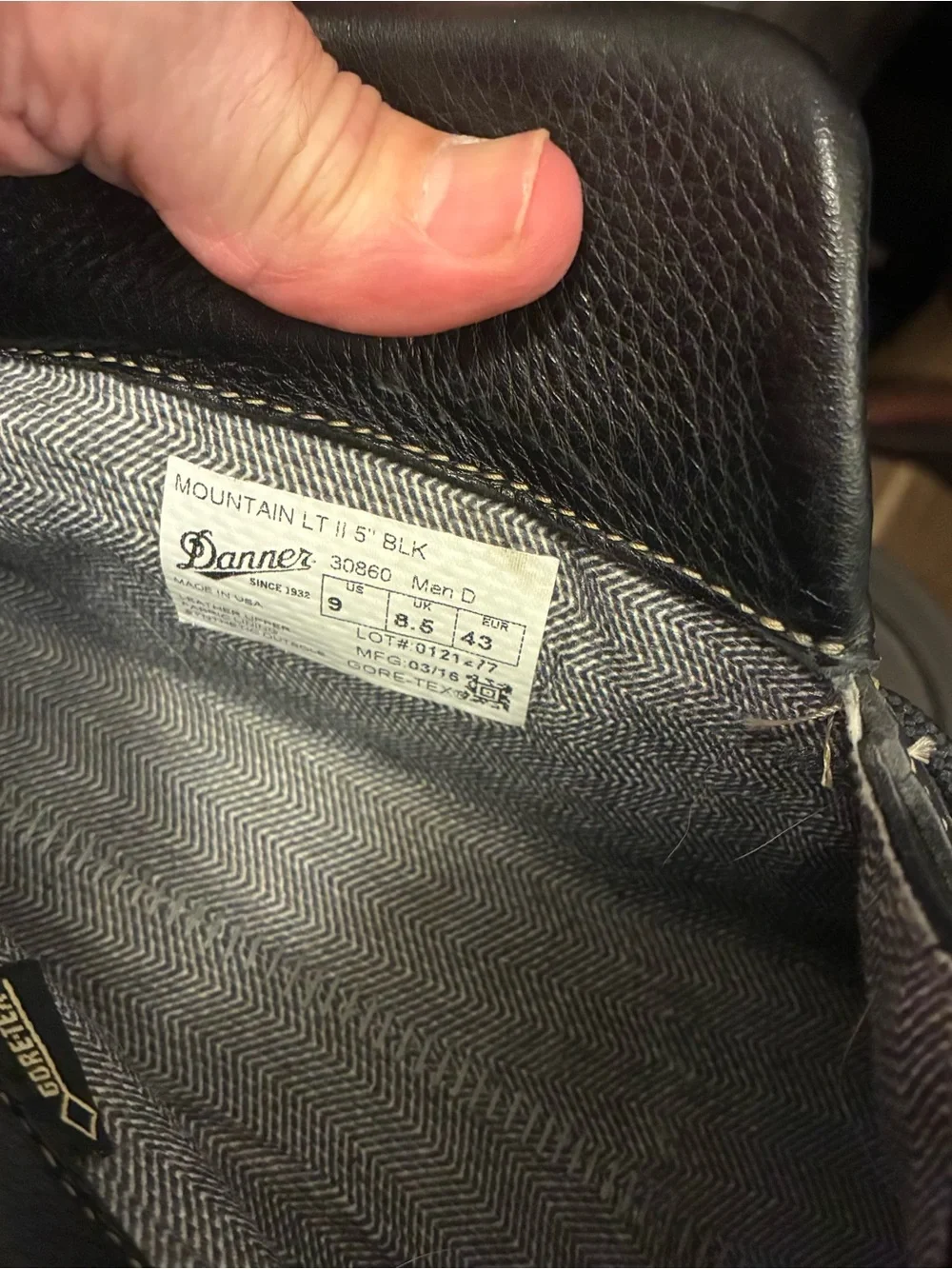 Danner rugged leather